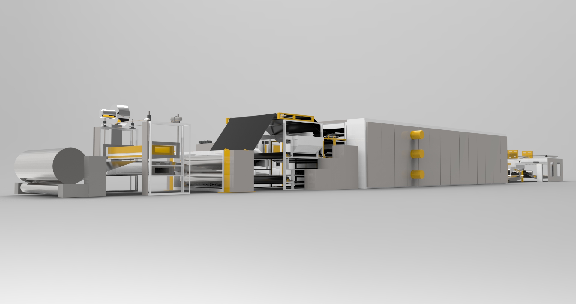 ALCD--2800mm Fiber Matterss Ouate Four Non Tissé Making Machine
