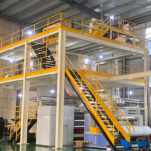 Machine de fabrication de tissu non tissé AL- 2400mm S PP Spunbond