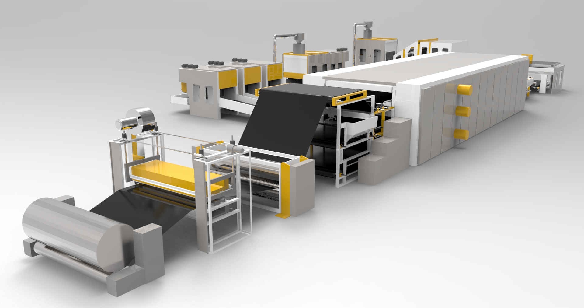 AL--Machine de fabrication non tissée de feutre de déchets de four non tissé
